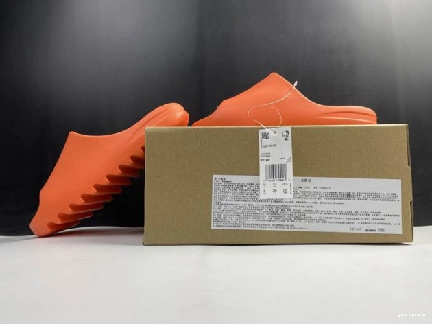 Slide Orange Adidas Yeezy FY7497 1102